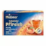 Meßmer Ländertee Toskanischer Pfirsich | Früchtetee mit Pfirsich-Aroma | 20 Teebeutel | süß-saftig