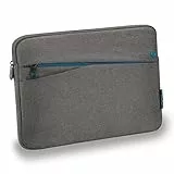 PEDEA Tablet Tasche 9–11' Hülle Case für iPad Pro 11' 2025 M4/M2/M1, iPad Air 11' M3/M2 2024, iPad A16, Galaxy Tab S10FE, S9, A9+, Sleeve mit Zubehörfach, grau