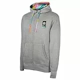 FIFA Offizielle Frauenfußball-Weltmeisterschaft 2023 für Erwachsene Kapuzenpullover mit Reißverschluss, Heather Grey, Large