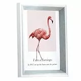 marysgift Holzrahmen 15x20 Holz Bilderrahmen für Diplomdokumente und Urkunden Wandmontage Desktop - Naturholz Fotorahmen (XK00203,8')