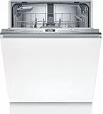 Bosch SMV4ETX08E, Serie 4, Smarter Geschirrspüler Vollintegriert 60 cm, Besteckkorb, Spülmaschine mit Programmassistent, besonders Leise, Rackmatic, Automatische Türöffnung, InfoLight, AquaStop