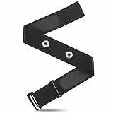 COOSPO Ersatz-Brustgurt, Ersatz-Herzfrequenzmesser, weicher Gurt kompatibel mit Wahoo Tickr/Polar H7/Garmin HRM-Dual/Moofit/XOSS/Power Labs/ COOSPO