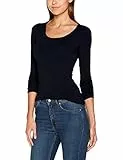 ONLY Damen Onllive Love Life L/S Oneck Top Noos JRS T-Shirt, Schwarz, L EU