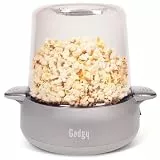 Gadgy Popcornmaschine 4,5 L 500W mit Antihaftbeschichtung - Silber
