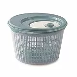 Snips, 4-Liter-Salatschleuder, Manuelle Salatschleuder Ulaop, Salat-Trockner, Blaue Farbe, Hergestellt in Italien, 25 x 25 x 16 cm, Ohne BPA.