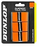 Dunlop Padel Tour Pro Overgrip für Padelschläger, 3er-Pack, Orange