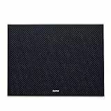 Hama Laptop-Ständer Notebook-Ständer (Laptophalter für Notebooks, Laptops, Tablet, eBook-Reader, Notenhefte und Bücher, rutschfeste Gummifüße, Carbonoptik, universal bis max. 18,4“ I 47cm) schwarz