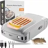 Marderschreck Auto Ultraschall, Jkevow Marderabwehr 12V Autobatterie & AA-Batterie & USB,Marderabwehr für Auto, Motorraum, Garten, Dachboden, Haus