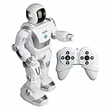 YCOO 88071 Programm A BOT X by Silverlit, Ferngesteuerter Roboter, programmierbar, Ton- und Lichteffekte, Bewegungssensoren, multidirektionale Steuerung, Reichweite 1m, 40 cm, weiß, ab 5 Jahren