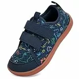 IceUnicorn Barfußschuhe Kinder Breite Barfussschuhe Jungen Mädchen Minimalistische Aquaschuhe Traillaufschuhe Strandschuhe(Dunkelblau, 29EU Weit)