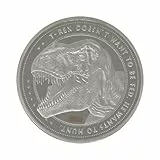 Iron Gut Publishing Jurassic Park Sammelmünze 25th Anniversary T-Rex (versilbert)