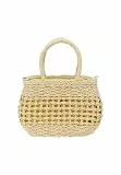 IZIA Damen Umhängetasche, Beige, One Size