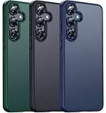 CASEKOO Matt Power für Samsung Galaxy S25 Plus Hülle [TOP Militärschutz] Stoßfeste Kratzfeste Schutzhülle (Anti-Fingerabdruck) Dünne Griffige Mattierte Handyhülle S25+ Case Slim, Blau