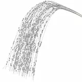 KI Store 8 Stück deko Zweig Weihnachten äste künstlicher weihnachtszweig 95cm mit Glitzer bastelzweige dekozweig Stem Mistelzweig für Weihnachts deko (Silber)