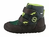 Lurchi Jimmy Barefoot-TEX Stiefelette, Coal-Lime, 27 EU Weit