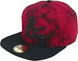 Dungeons and Dragons Drache Männer Cap rot/schwarz one Size 100% Baumwolle Fan-Merch, Gaming, Tabletop