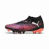 PUMA Damen Future 8 Match FG/AG WN's Fussballschuh, Black White-Glowing RED, 38 EU