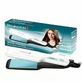 Remington Glätteisen breit Shine Therapy (hochwertige Keramikbeschichtung angereichert mit Mikrowirkstoffe für mehr Glanz -marokkanisches Arganöl & Vitamin E) LCD-Display, 150-230°C, Haarglätter S8550