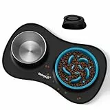 MateeyLife Hundenapf-Set 3-in-1, Anti Schling Napf Hund & Edelstahl-Wassernapf mit Anti-Rutsch-Silikonmatte, Katzen- und Welpennäpfe Futterschalen für kleine, mittelgroße und große Rassen