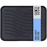 Bestlivings Schuhabtropfschale mit hohem Rand (50x38x2,5cm) Schuhablage - wasserdichte Schuhwanne - Aptropfunterlage für Schuhe, Schuhmatte für Haus Garten