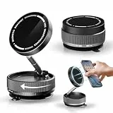 wokdsbl Faltbarer Handyhalterung Magnet, 360° Vakuum Magnet Handyhalter, Vacuum Suction Magnetic Phone Stand Glasspiegel-Adsorption for All Phones