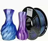 Stronghero3D PETG 3D-Drucker-Filament, 1,75 mm, mehrfarbig, Chrom-Chamäleon, 1 kg Genauigkeit +/- 0,05 mm für ender3 Cr10 Sovol