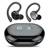 Bluetooth Kopfhörer Sport, Kopfhörer Kabellos Bluetooth 5.4 mit 4 ENC Noise Cancelling Mic, Kabellose Kopfhörer Hi-Fi Stereo Tiefer Bass Wireless Earbuds, IP7 Wasserdicht Ohrhörer LED Anzeige