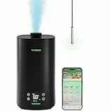 VIVOSUN Pflanzen Luftbefeuchter 5L Smart Humidifier Pflanzen mit VPD Steuerung für Growzelte, AeroStream H05 24dB Leise 360°Cool Mist 50H Dauerhaft Top-Fill Ultraschall Entwickelt für Growbox