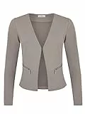 Damen Blazer mit Taschen (382), Farbe:Grau, Kostüme & Blazer für Damen:40 / L