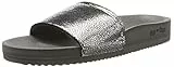 flip*flop Pool Metallic Cracked Damen Sandalen, Grau (steel 0170), 36 EU