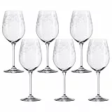Leonardo Chateau Weißwein-Gläser, Weisswein-Kelch mit gezogenem Stiel, spülmaschinenfeste Wein-Gläser, 6er Set, 410 ml, 061591