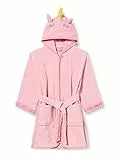 Playshoes Unisex Kinder Frottee-bademantel Morgenmantel, Einhorn, 110-116 EU