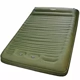 Origem Isomatte Selbstaufblasend, 14CM Ultraleichte 2 Personen Luftmatratze Camping Aufblasbar Kleines Packmaß mit Fußpumpe, übergroße Matratze für Zelt, Rucksack, Wandern und Camping