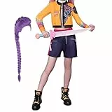 Kostümanime Hunters Cosplay - Rumis Cosplay -Jacke Shorts Anzug Mit Perücken, C-osplay -Kostüm Für Kinder Halloween Party Cosplays Volles Bühnenaufführungsoutfits Für Maskerade -Themenveranstaltungen