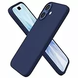 ORNARTO für iPhone 17 Hülle Silikon 6,3 Zoll, dünne Handyhülle iPhone 17 aus Flüssigsilikon, Kratzfeste und stoßfeste Schutzhülle iPhone 17 Case(2025) - Dunkelmarine