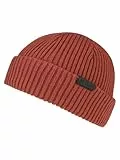 Ziener Herren IPU Mütze | warm, gestrickt, Wolle, Woody Brown, Usex
