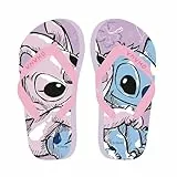Disney Stitch Mädchen Flip Flops, Stitch und Angel Sommersandalen Badelatschen, Größen EU 28 bis 35 (Lila, EU Schuhgrößensystem, Jugendliche, Damen, Numerisch (von/bis), M, 34, 35)