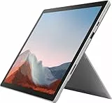 Microsoft 2021 Surface Pro 7+ Tablet, 12,3 Zoll (2736 x 1824), Intel Core i5-1135G7, 8 GB RAM, 256 GB SSD, Platin, Windows 11 Pro (Generalüberholt)