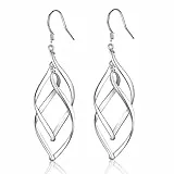 CERSLIMO Ohrringe Silber 925 Hängend Diamant Hängeohrringe Lang Silberohrringe Damen Frauen Schmuck Weihnachtsgeschenke