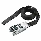 Master Lock 3108EURDAT Zertifiziert Spanngurt mit Ratsche, Schwarz, 5 m x 25 mm Gurt, MLK3108E