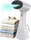 OLAYMEY Dampfglätter Reise, Steamer für Kleidung, Dampfleistung 30 g/min, Tragbarer Dampfbügeleisen, 20S Schnelles Aufheizen, Handdampfer für Kleidung, Leicht Dampfbürste für Zuhause, Büro