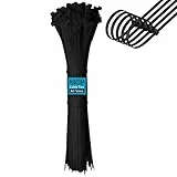 BIBTIM 100 Stück Kabelbinder, 200mm lang x 3.6mm breit, Kabelbinder aus Nylon, UV-beständig, geeignet für Haus, Garten, Büro, Garage, Heimwerker. selbstverriegelnde Mehrzweck-Nylonkabelbinder