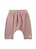 Sanetta Newborn-Hose Rosa aus Musselin | Praktische und Bequeme Mousselin-Hose aus Bio-Baumwolle für Mädchen. Baby Bekleidung 062