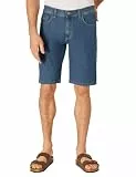 PIONEER AUTHENTIC JEANS Herren Bermuda Shorts Finn | Männer Jeans | Kurze Hose | Freizeit | Regular Fit | Blue Denim/Washed Washed | Ocean Blue Stonewash 7510 6831 | 33