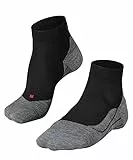 FALKE Herren Laufsocken RU4 Endurance Short M Sso Baumwolle Funktionsmaterial antiblasen 1 Paar, Schwarz Black-Mix 3010, 44-45
