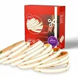 BRILONER - COB LED Strip 3m Warmweiß, Selbstklebend, Kürzbar, hohe Dichte, LED Streifen, Leiste, Zimmer Deko, Gaming, Band, Party Deko, Lichtleiste, Lichtband, Weiß