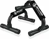 5BILLION 2er-Set Liegestützgriffe Push Up Bars Stand - Home Gym Übung Trainieren Ausbildung - Gut für Deine Muskel-Ups & Klimmzüge - Schaumgriff (Schwarz)