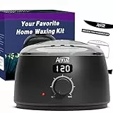 ANRUZ Professionelles Digitales Wachswärmer, Enthaarungserhitzer mit anpassbarer Temperatur，Für alle Arten von Wachsperlen geeignet