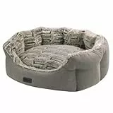 Nobby Komfort Bett oval CACHO Hellbraun 55 x 50 x 21 cm
