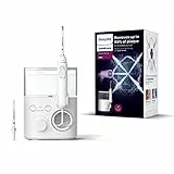 Philips Sonicare Power Flosser 3000, Munddusche mit Quad Stream Technologie, weiß (Modell HX3711/20)